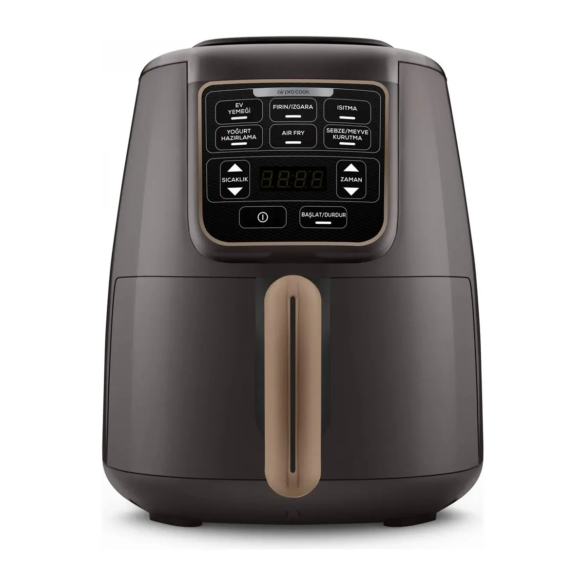 Karaca Air Pro Cook Xl 2 In 1 Konuşan Airfryer Walnut Brown