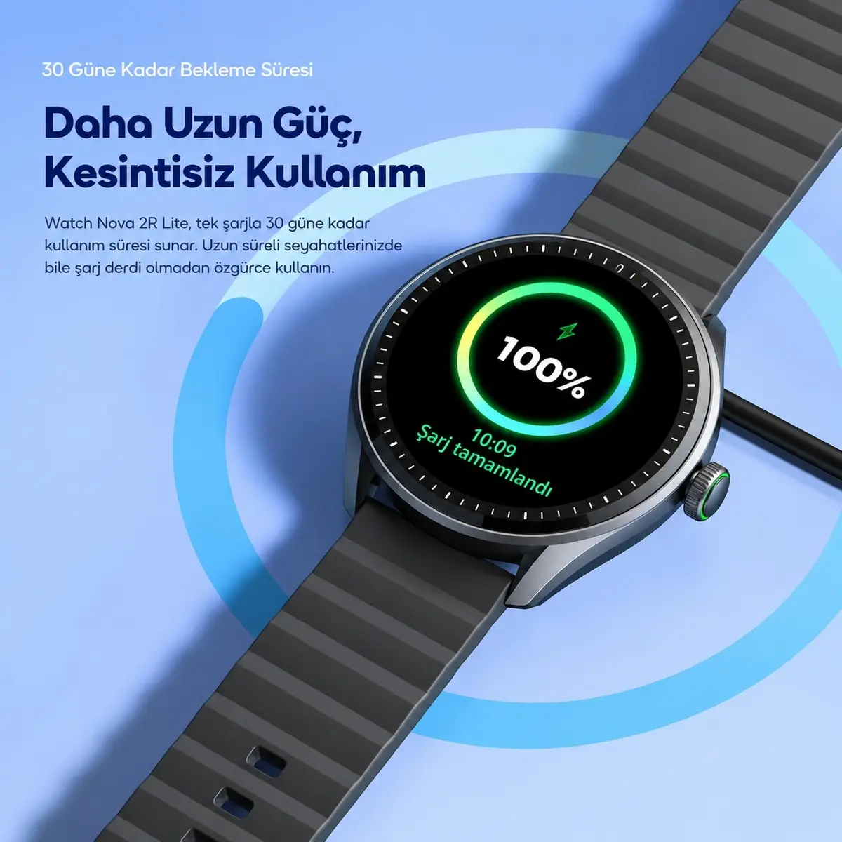 Oraimo Akıllı Saat OSW-824 Graphıte Black