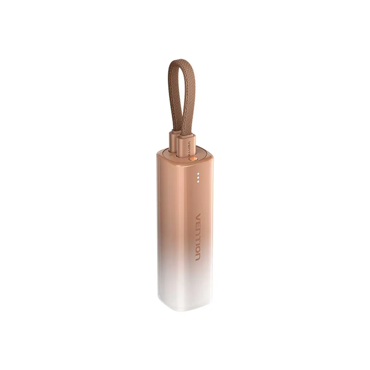 Vention Fhw 5000MAH 20W Usb-C ve Lightning Çıkışlı Mini Powerbank Kahverengi