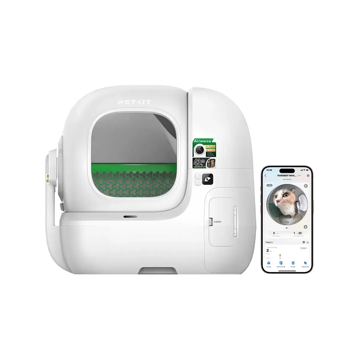 Petkit Purobot Max Pro 2 Akıllı Kedi Tuvaleti